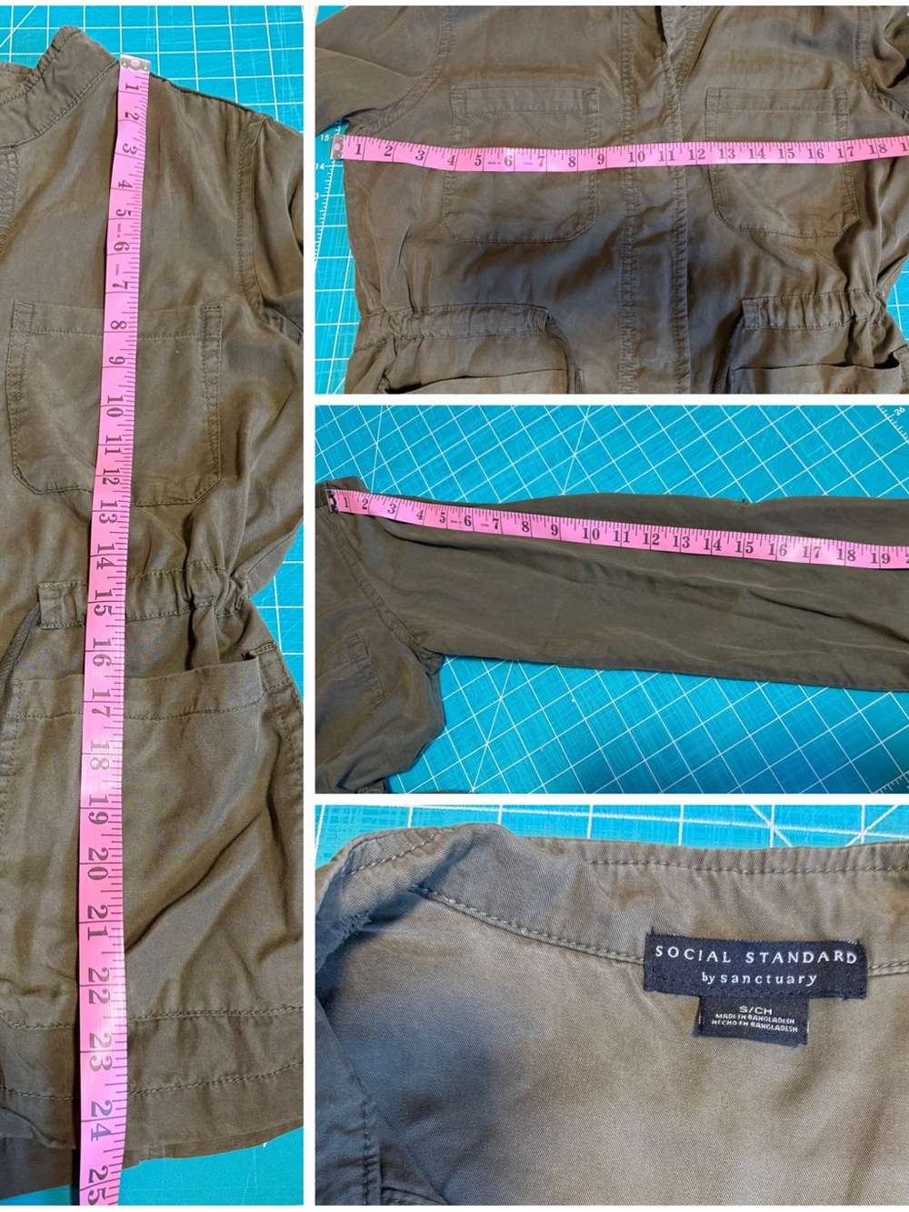 Social Standard by Sanctuary Olive Utility Jacket - Picture 3 of 8